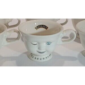 6 Baileys 1996 Limited Edition Coffee Cups Very Good condition